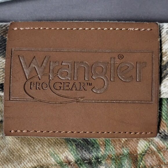 Wrangler Pro Gear Realtree Camo Hunting Outdoor Brush Wood Work Wear Pants 42x30 - Picture 8 of 11